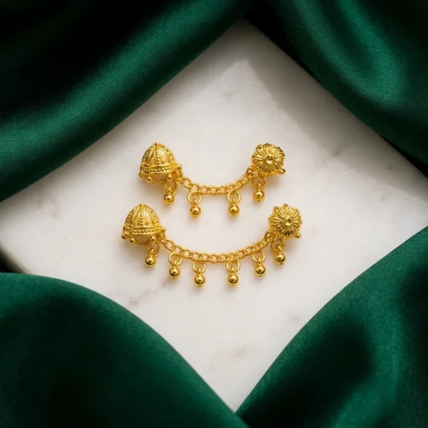 Elegant Design Gold Plated Double Tops