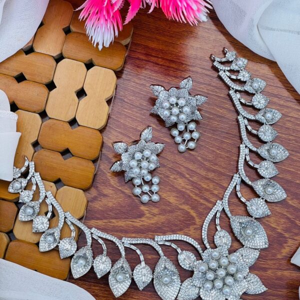 Indian Designer Micro Stone Zircon Necklace Set