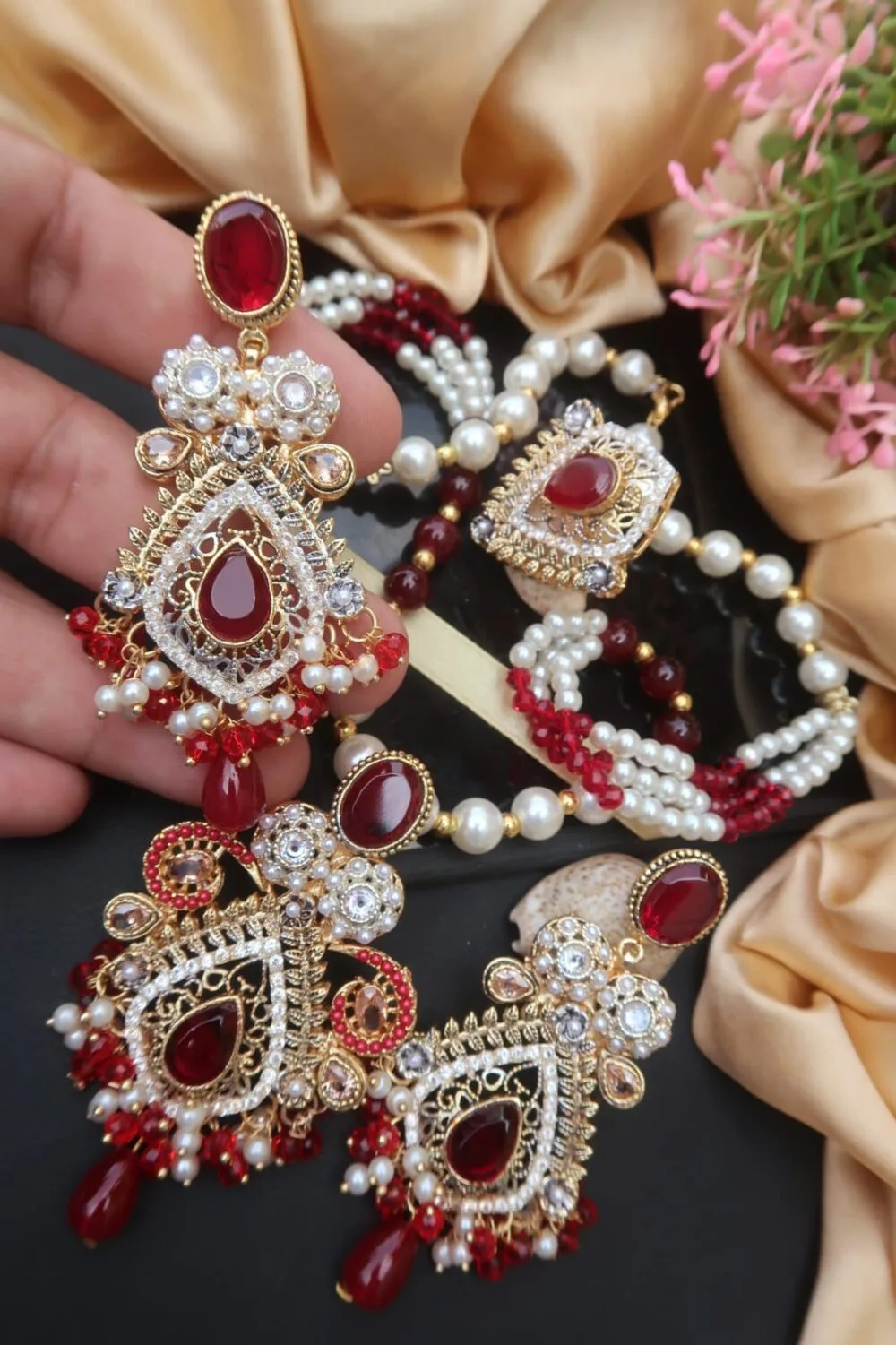 Zircon Stone Mala Set - Image 7