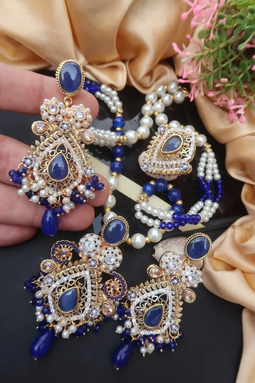 Zircon Stone Mala Set