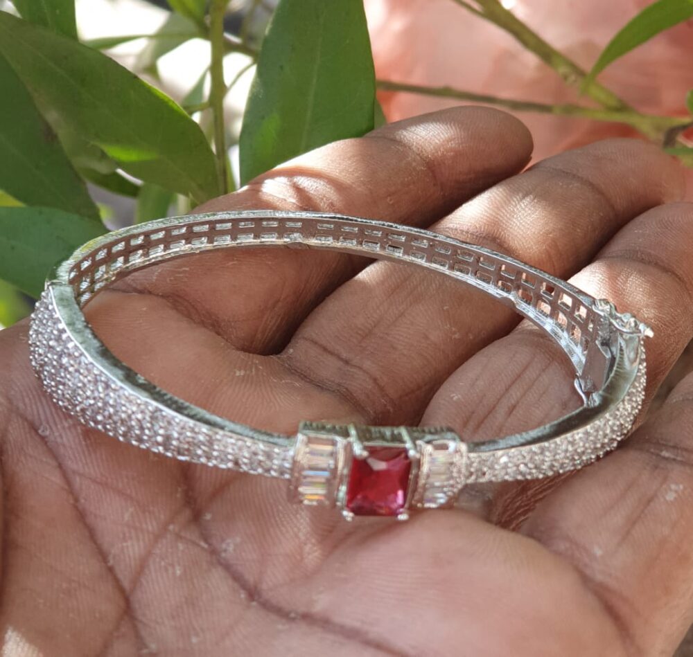 Silver Kada Bangle - Image 5