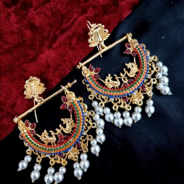 Chand Baali Kundan Earrings