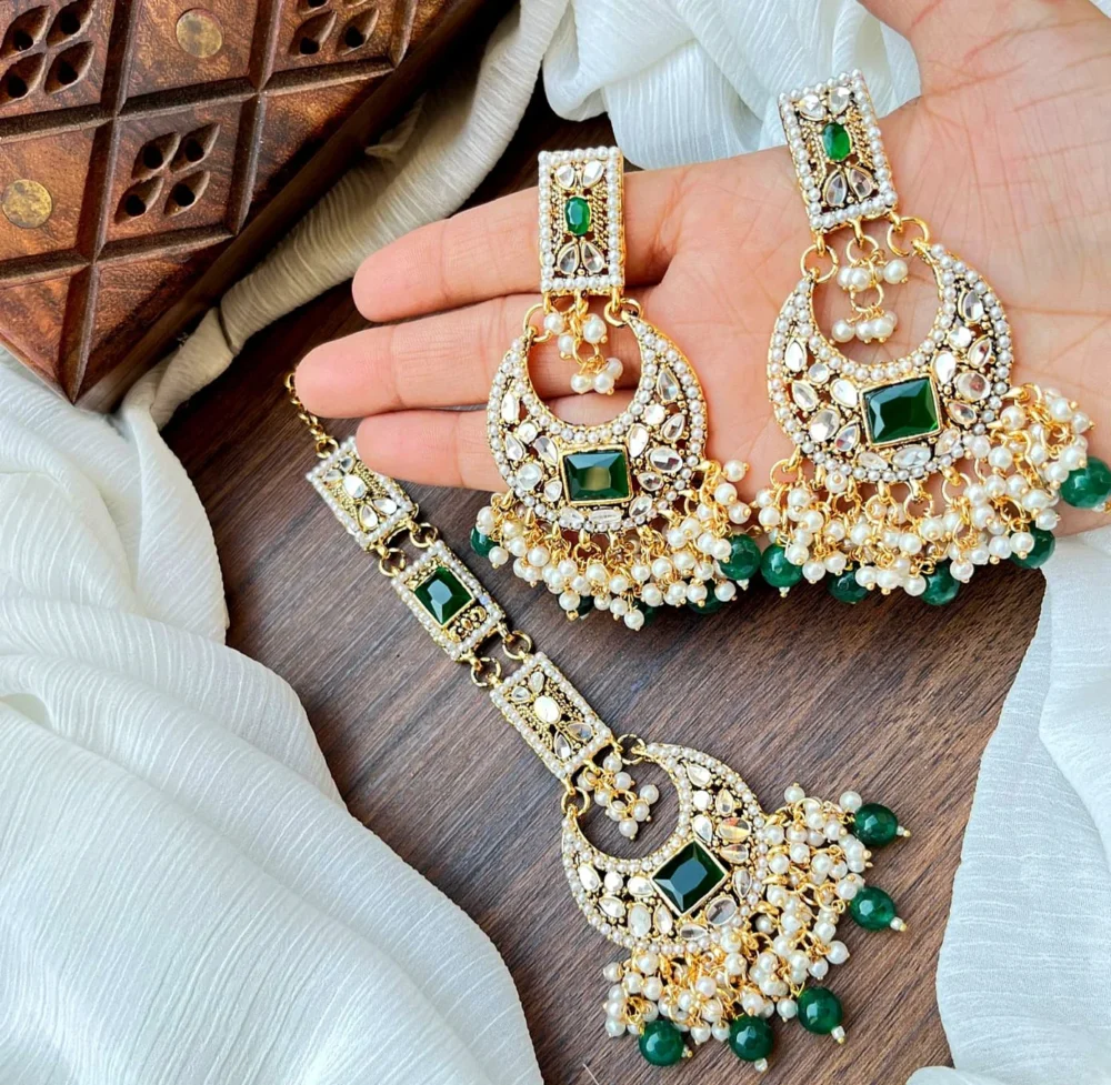 Egyptian Style Tikka Set with Earrings - Image 11