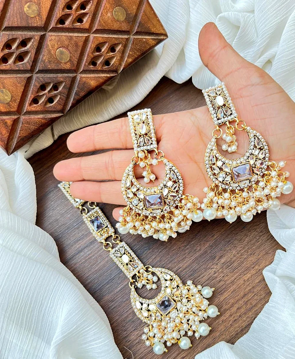 Egyptian Style Tikka Set with Earrings - Image 8