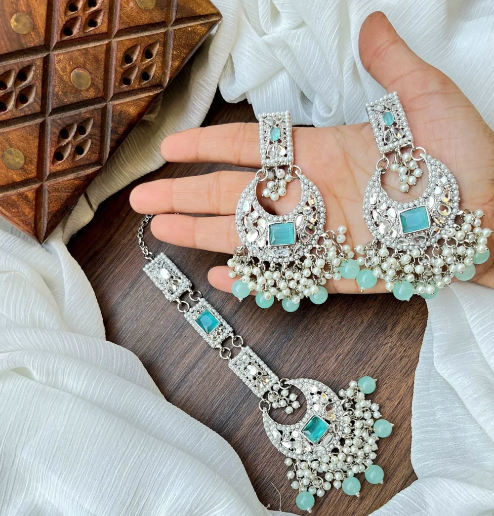 Egyptian Style Tikka Set with Earrings - Image 9