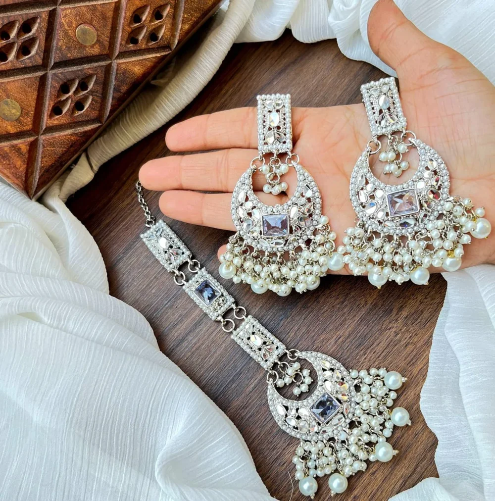 Egyptian Style Tikka Set with Earrings - Image 3