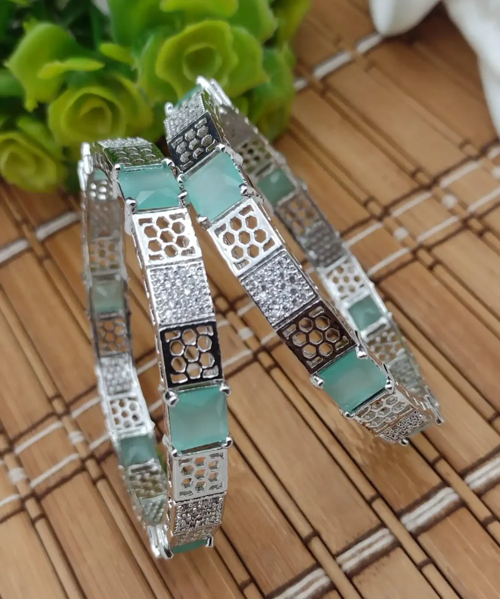 Stylish Original AD Zircon Kada Bangles