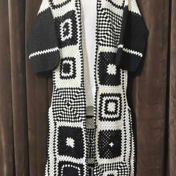 Black and White Cardigan