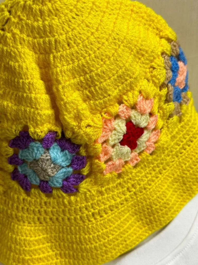 Yarn Knitted Cap (Yellow)