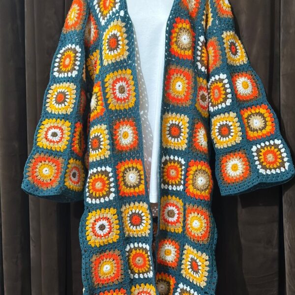 Green Hoodie Cardigan