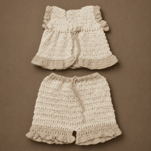 Handmade Crochet Top and Shorts Set
