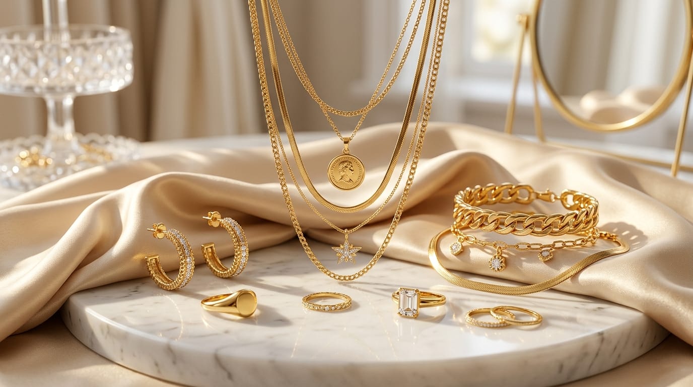 gold plated jewelry